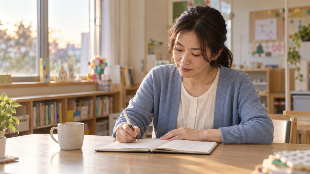 窓辺で綴る支援者のセルフケア